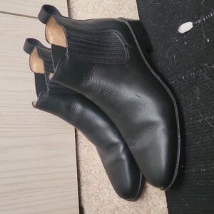 Madewell Chealsea black ankle boots sz 8